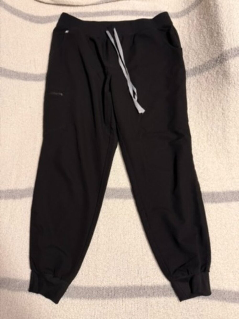 FIGS Black Scrub Pants Joggers Size XL Technical Collection